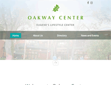 Tablet Screenshot of oakwaycenter.com